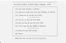 Activation Script – Active Win 10/11 Digital License và Office