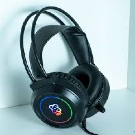 Tai Nghe Chụp Tai HAK Có MIC Kết Nối Jack USB (7.1 Surround) | Đen | Hồng