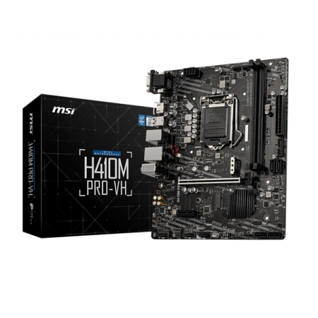 Mainboard MSI H410M-A PRO (Intel H410, Socket 1200, m-ATX, 2 khe RAM DDR4)