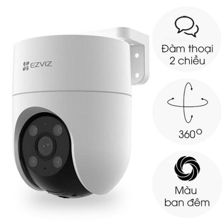 Camera EZVIZ H8C 3MP Pro Full Color – Xoay 360° Ngoài Trời, Đàm Thoại