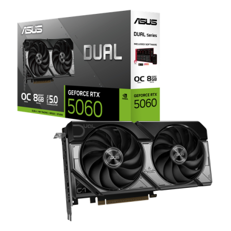 Card màn hình ASUS Dual GeForce RTX™ 5060 8GB GDDR7 OC Edition