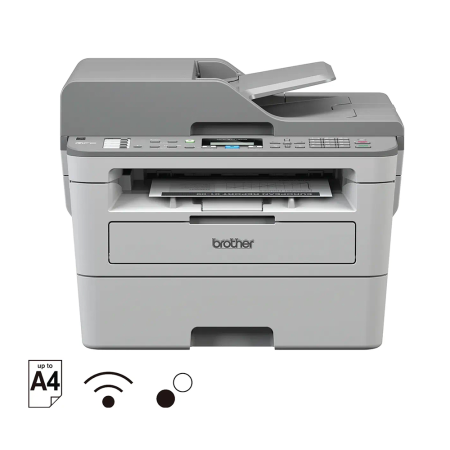 Máy In Laser Đen Trắng Đa Năng Brother MFC-B7715DW (Fax, In Hai Mặt, Scan, Copy, ADF, A4, USB, LAN, WIFI)