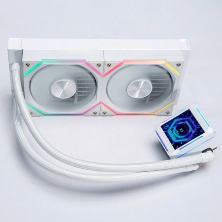 Tản nhiệt nước Leopard Astro Shell 240 ARGB Digital LCD (Black / White)