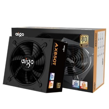 Nguồn AIGO AX850T 850W | 80 Gold, Full Modular, ATX 3.0, PCIE 5.0