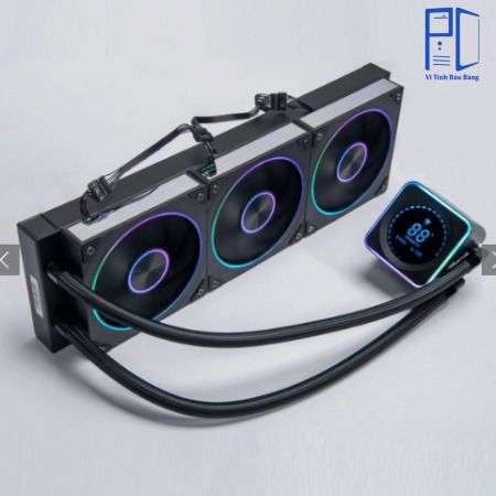 Tản nhiệt nước Leopard AstroBeat 360 Black | ARGB Display, Đen