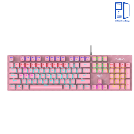 Bàn phím cơ gaming AULA S2022 (Blue switch, USB, LED Rainbow)