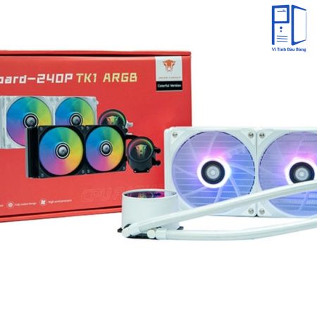 Tản nhiệt nước JUNGLE LEOPARD TK1 240p RGB Fixed Trắng