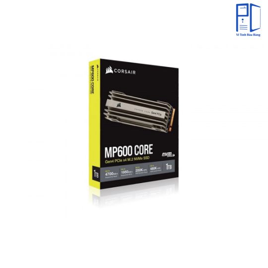 SSD NVME 1TB CORSAIR MP600 CORE XT (PCIe 4.0 - Đọc 5900Mb/s - Ghi 5000Mb/s) 