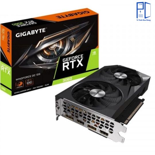 VGA Gigabyte GeForce RTX 3060 WINDFORCE OC 12G – 12GB GDDR6, 2 Fan, NVIDIA Ampere