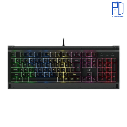 Bàn phím DareU LK145 Led Rainbow Gaming (Đen)