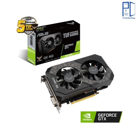 VGA ASUS TUF GTX 1660 Super-O6G GAMING – 6GB GDDR6, 2 Fan, Turing