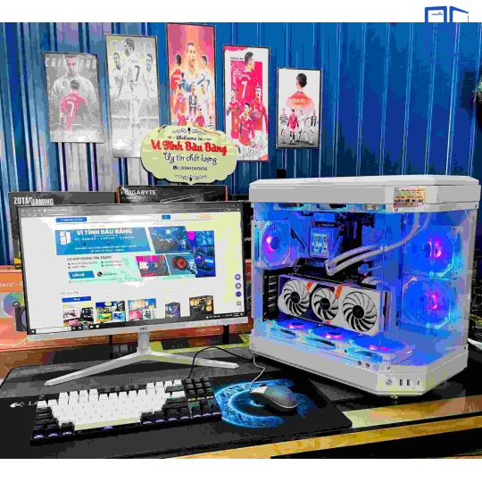 PC Gaming Full White  | Intel i5 12400F \ RTX 3060 12G\ B760M\ RAM 16GB\ SSD 512GB