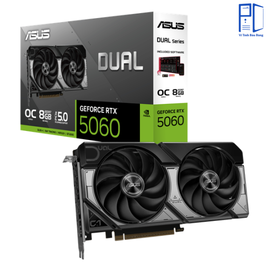 Card màn hình ASUS Dual GeForce RTX™ 5060 8GB GDDR7 OC Edition