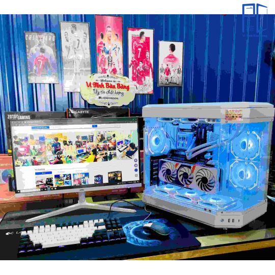 PC Gaming Full White  | Intel i5 12400F \ RTX 3060 12G\ B760M\ RAM 16GB\ SSD 512GB