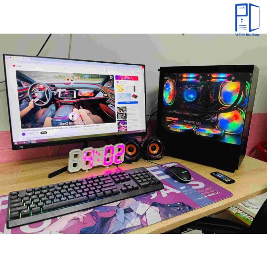 PC / i3-9100f/ Main H310/ Ram16/ SSD256G/ Card 1050/ Nguồn 500W - PC Bàu Bàng