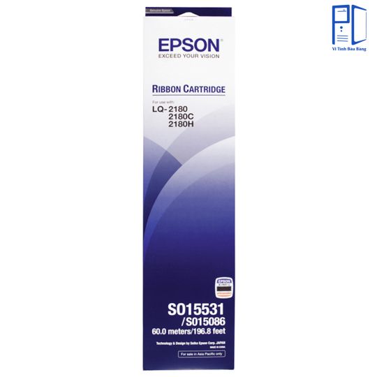 Ruy băng mực đen Epson LQ-2080/2170/2180/2190 – Ribbon chính hãng cho máy in kim Epson LQ Series