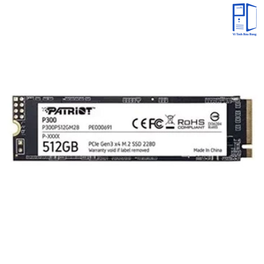 Ổ Cứng SSD 512GB Patriot P300 M2 2280 NVMe (P300P512GM28)