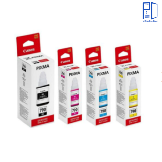 Bộ mực in 4 màu Canon GI-790 cho máy Canon G1000/ G2000/ G3000