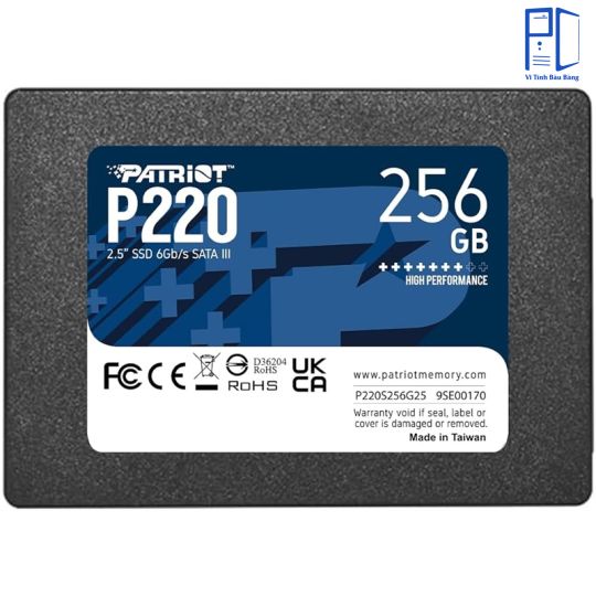 SSD 256GB Patriot P220 P220S256G25 2.5 Inch Sata III