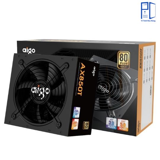 Nguồn AIGO AX850T 850W | 80 Gold, Full Modular, ATX 3.0, PCIE 5.0