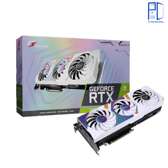 VGA Colorful iGame GeForce RTX 3060 Ultra W OC 12G L-V – 12GB GDDR6, 2 Fan, NVIDIA Ampere