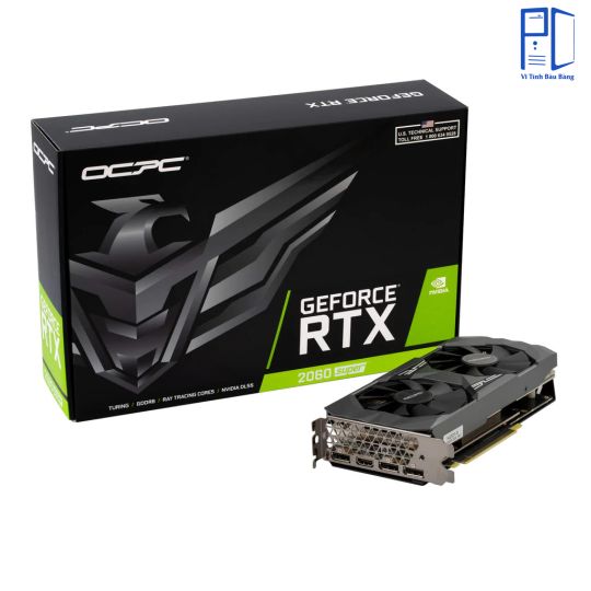 VGA OCPC NVIDIA GeForce RTX 2060 Super – 8GB GDDR6, 2 Fan, Turing